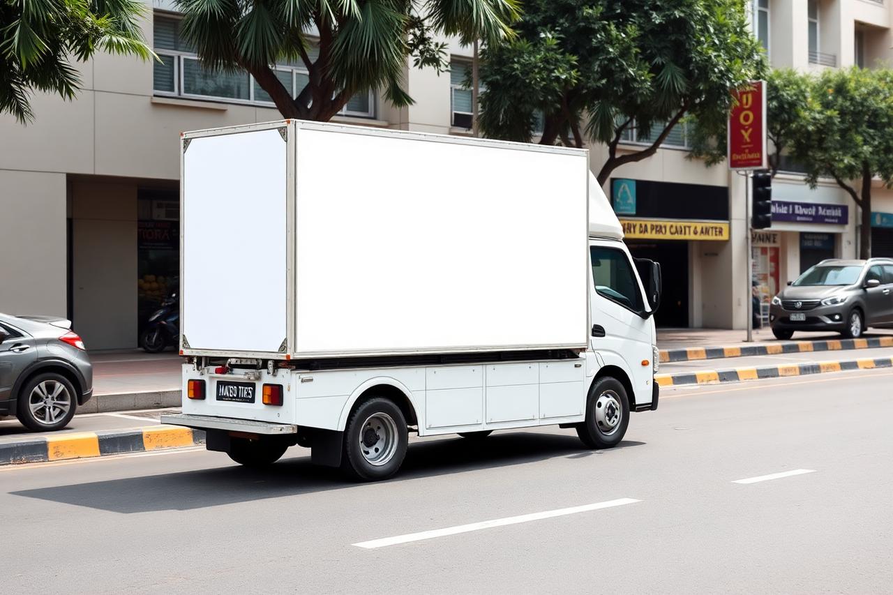 Mobile Van & Canter Van Advertising — blank advertising space available
